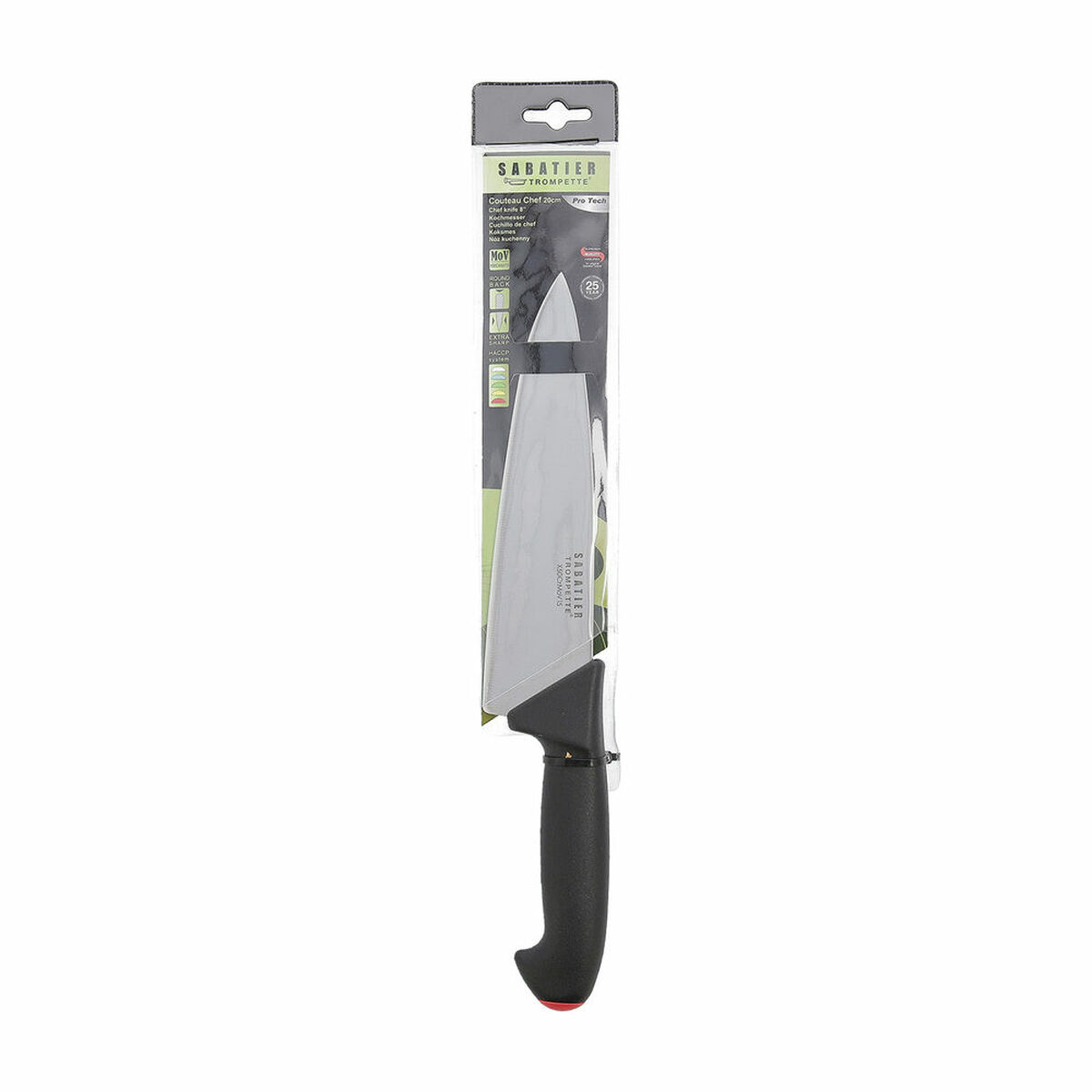 Kockskniv Sabatier Pro Tech Stål Metall 20 cm (Pack 6x)